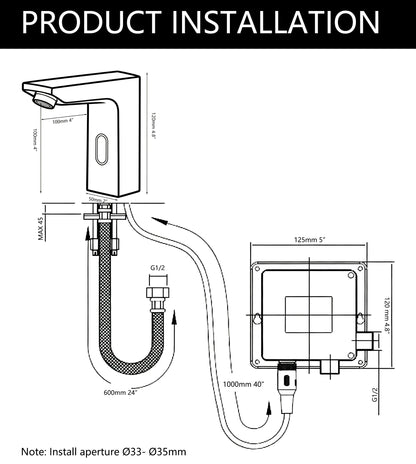 Sensomatica Luda koud – Regelbare sensorkraan