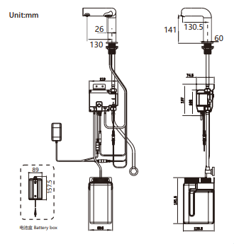Sensomatica Modeno 2-in-1 Sensor Kraan en Zeepdispenser Chroom