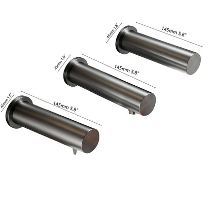 Sensomatica Napoli alles-in-1 sensorkraan gun metal