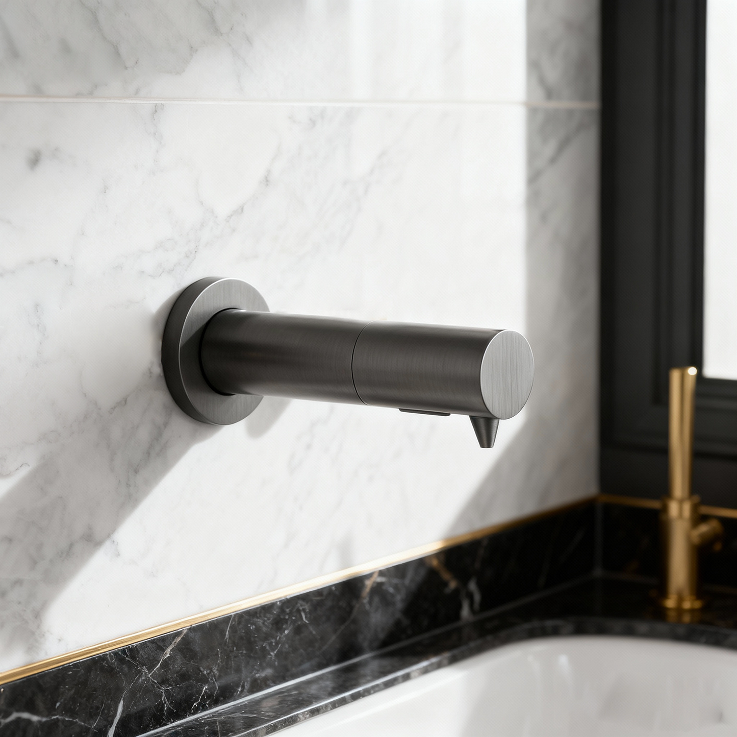 Sensomatica Napoli alles-in-1 sensorkraan gun metal