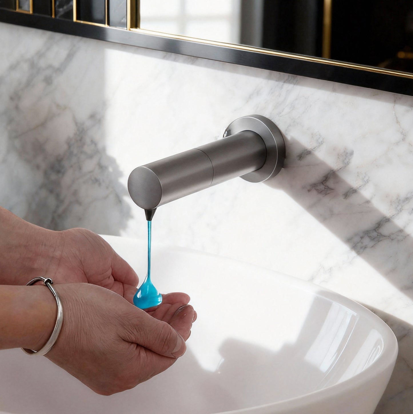 Sensomatica Napoli alles-in-1 sensorkraan gun metal