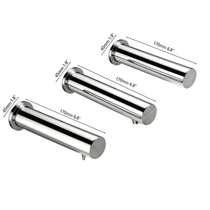 Sensomatica Napoli Alles-in-1 Sensorkraan met Sensor Zeepdispenser en Handendroger