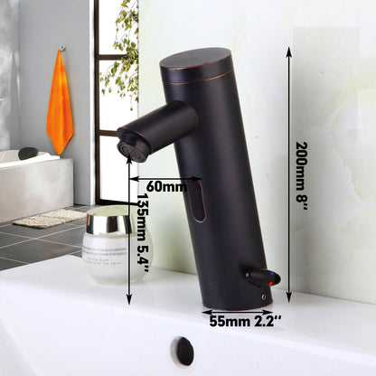 Sensomatica Sensorarmatur Corto Ölbronze Warm- und Kaltwasser