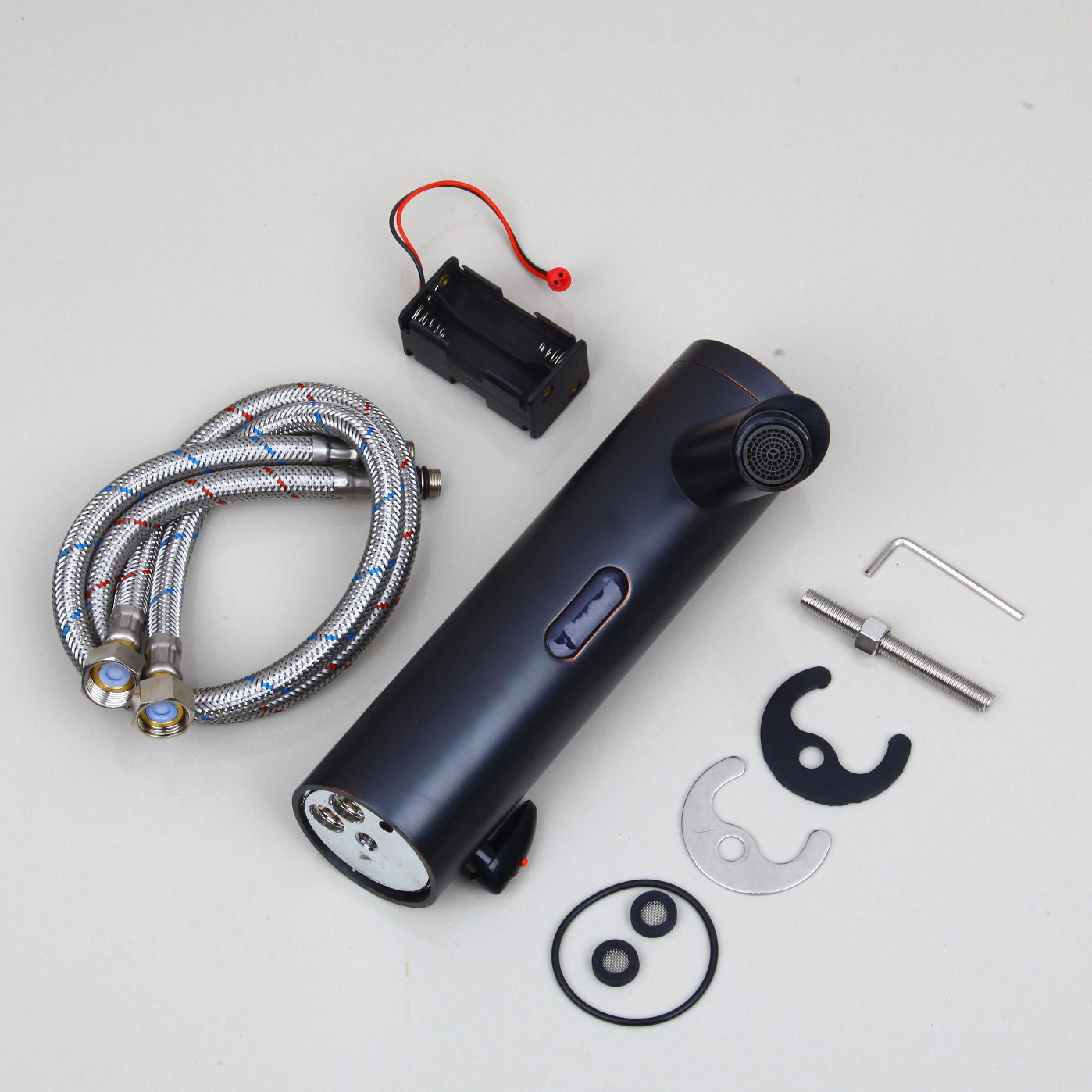 Sensomatica Sensorarmatur Corto Ölbronze Warm- und Kaltwasser