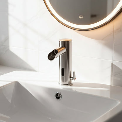 Sensomatica Waterval nikkel geborstelde sensorkraan model Orte