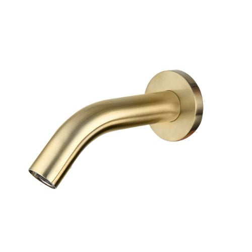 Sensomatica Pesaro korte sensorkraan geborsteld goud – 130 mm