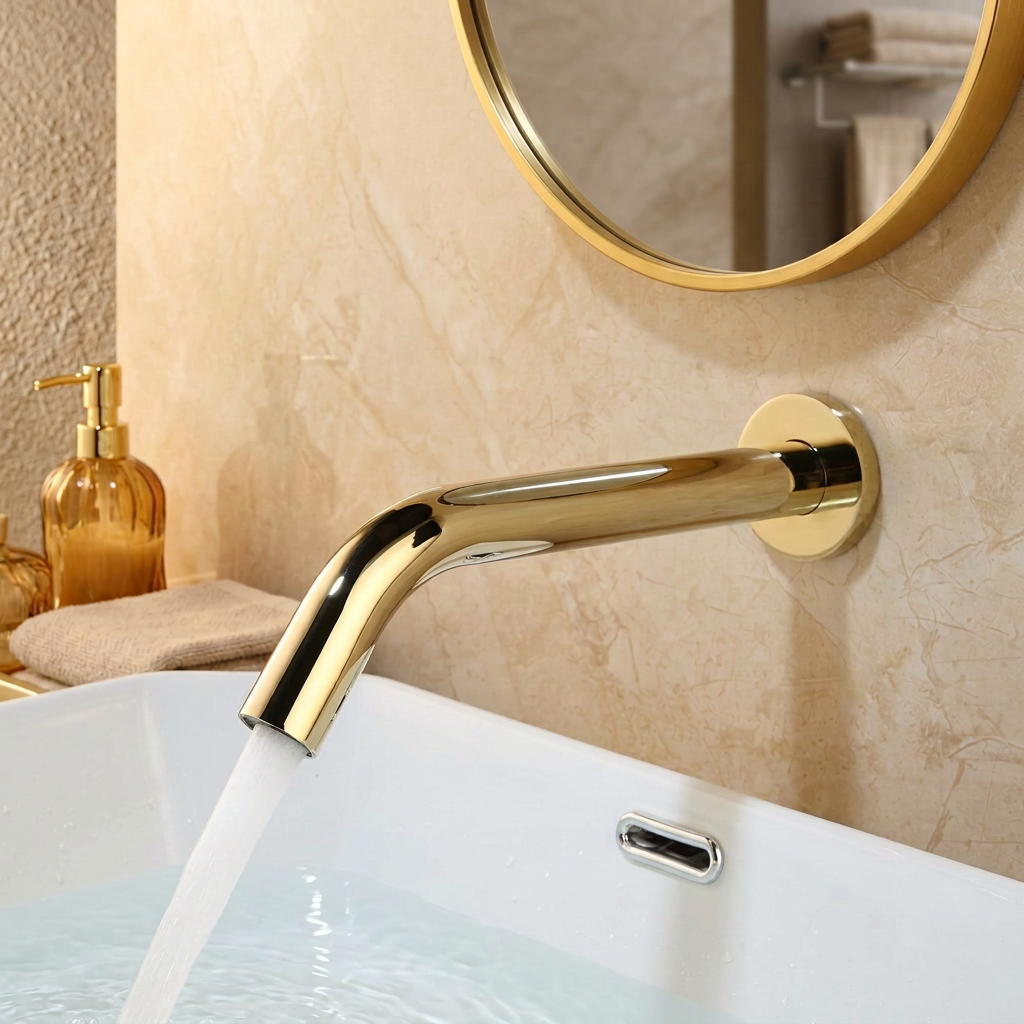 Sensomatica Pesaro gold sensor tap model 130 MM