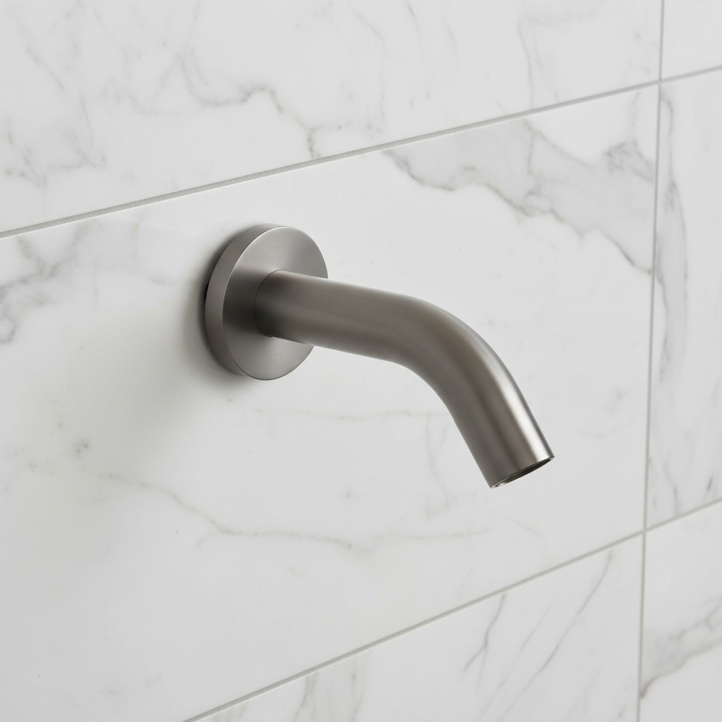 Pesaro gun metal sensor tap short model 130 MM