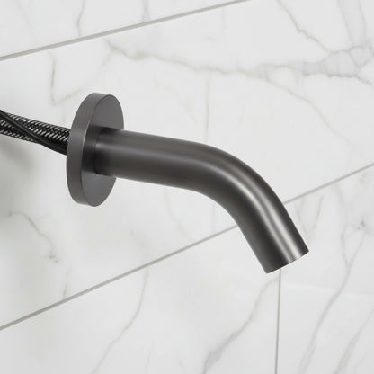 Pesaro gun metal sensor tap short model 130 MM
