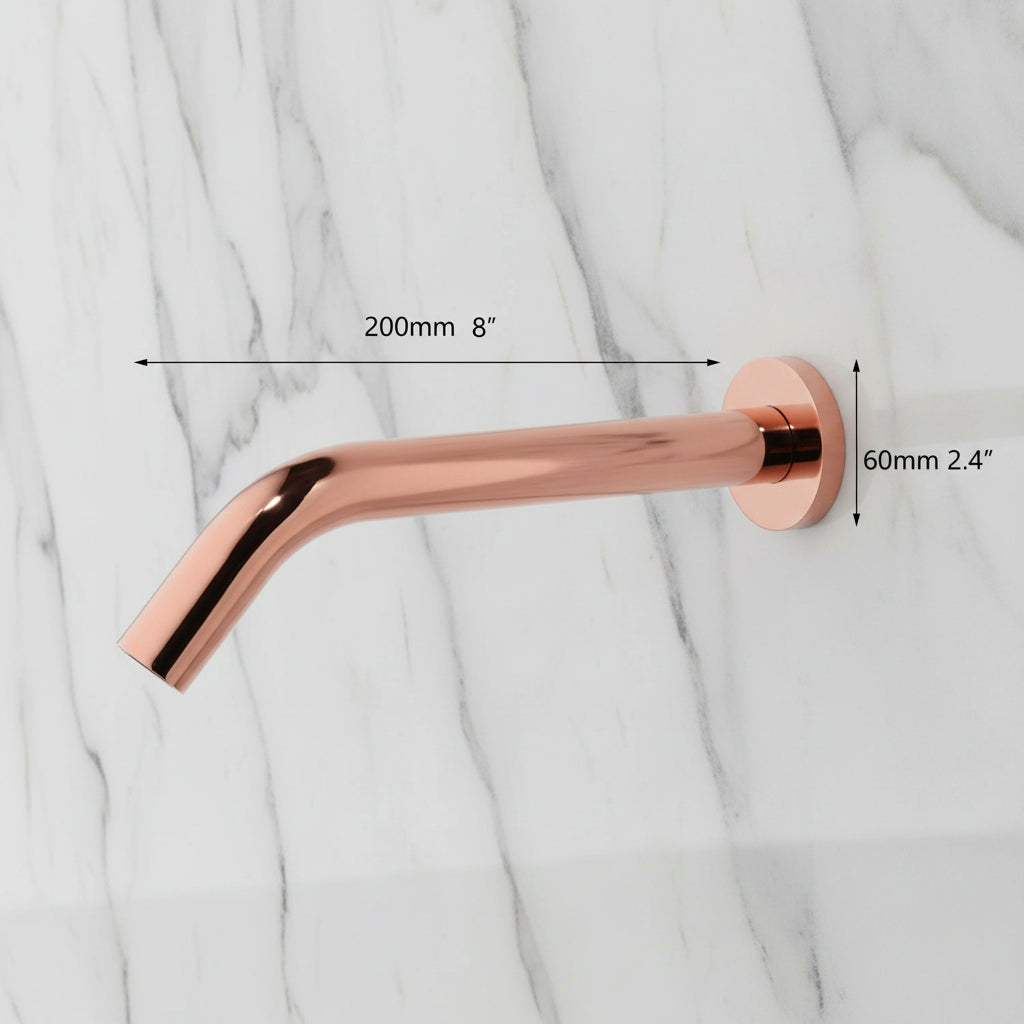 Sensomatica Pesaro rose gold sensor tap