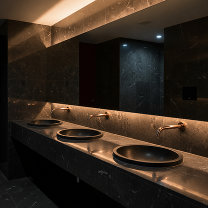 Sensomatica Pesaro rose gold sensor tap