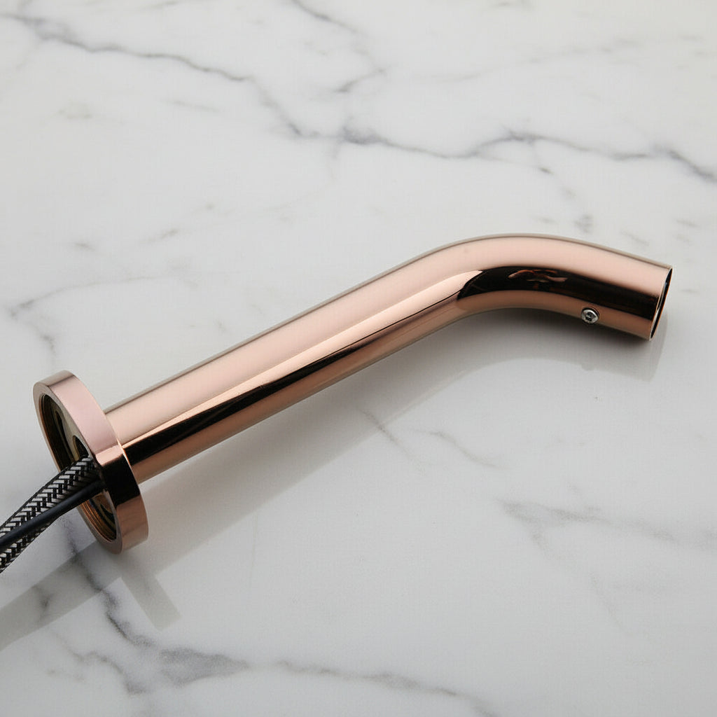 Sensomatica Pesaro rose gold sensor tap