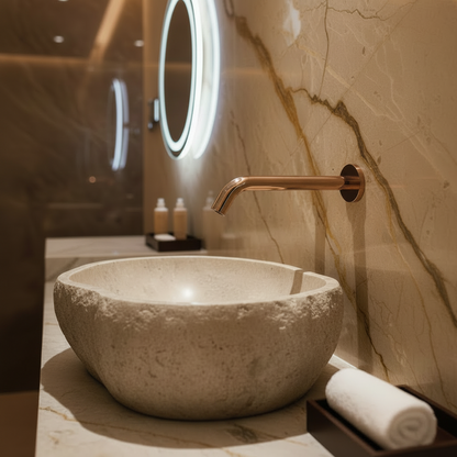 Sensomatica Pesaro rose gold sensor tap