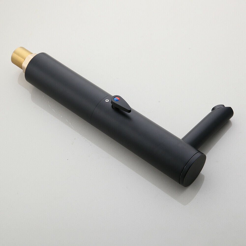 Sensomatica Scuro schwarzer Sensorhahn Heiß-Kalt-Modell