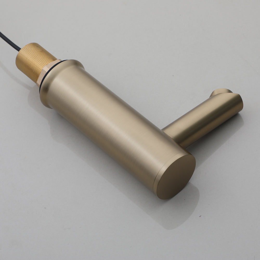 Sensomatica Sesto Sensor Kraan Geborsteld Goud