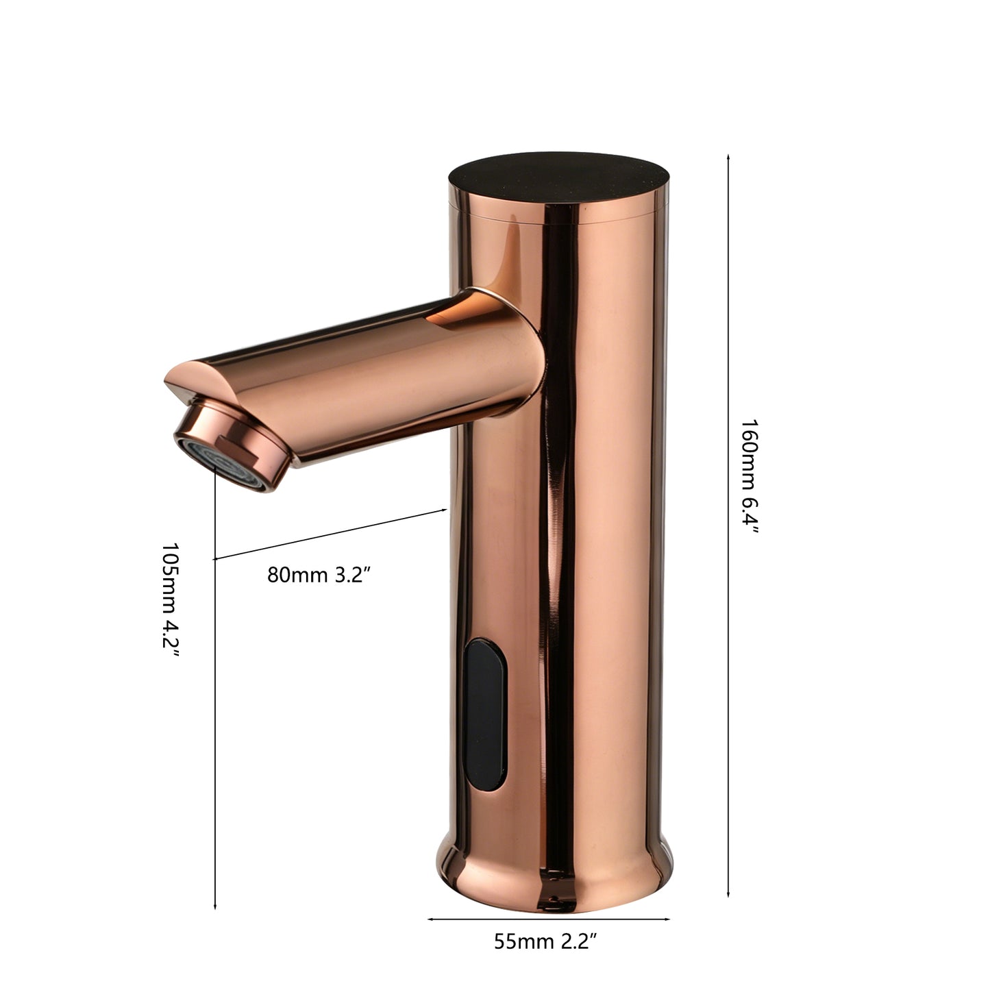 Sensomatica Sesto Sensor Kraan Rose Goud