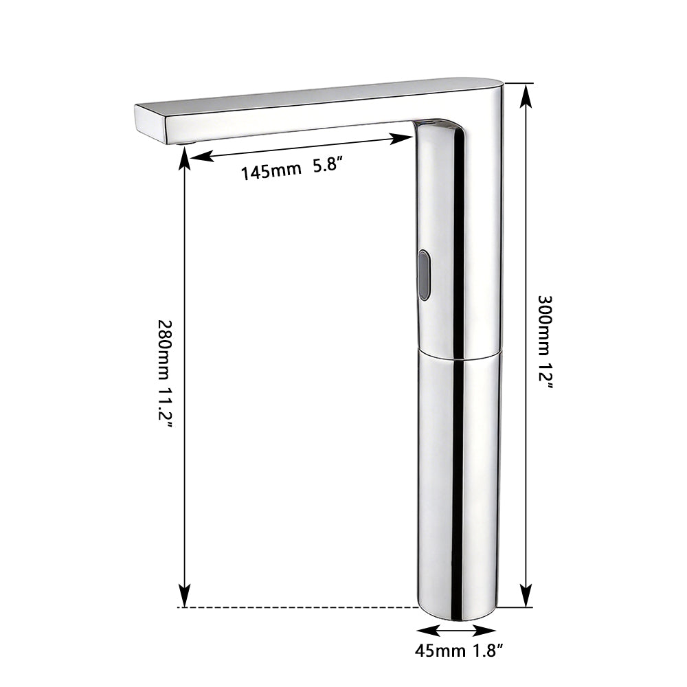 Sensomatica Slen Sensor Kraan Chroom