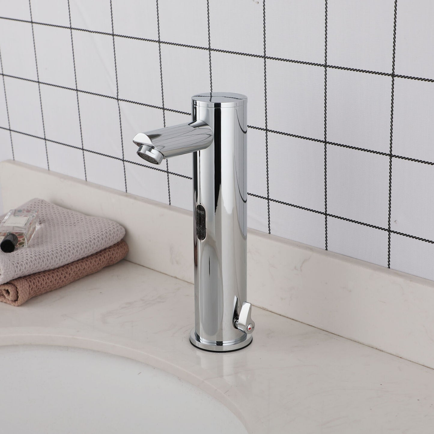 Sensomatica Solda chroom sensorkraan hoog model