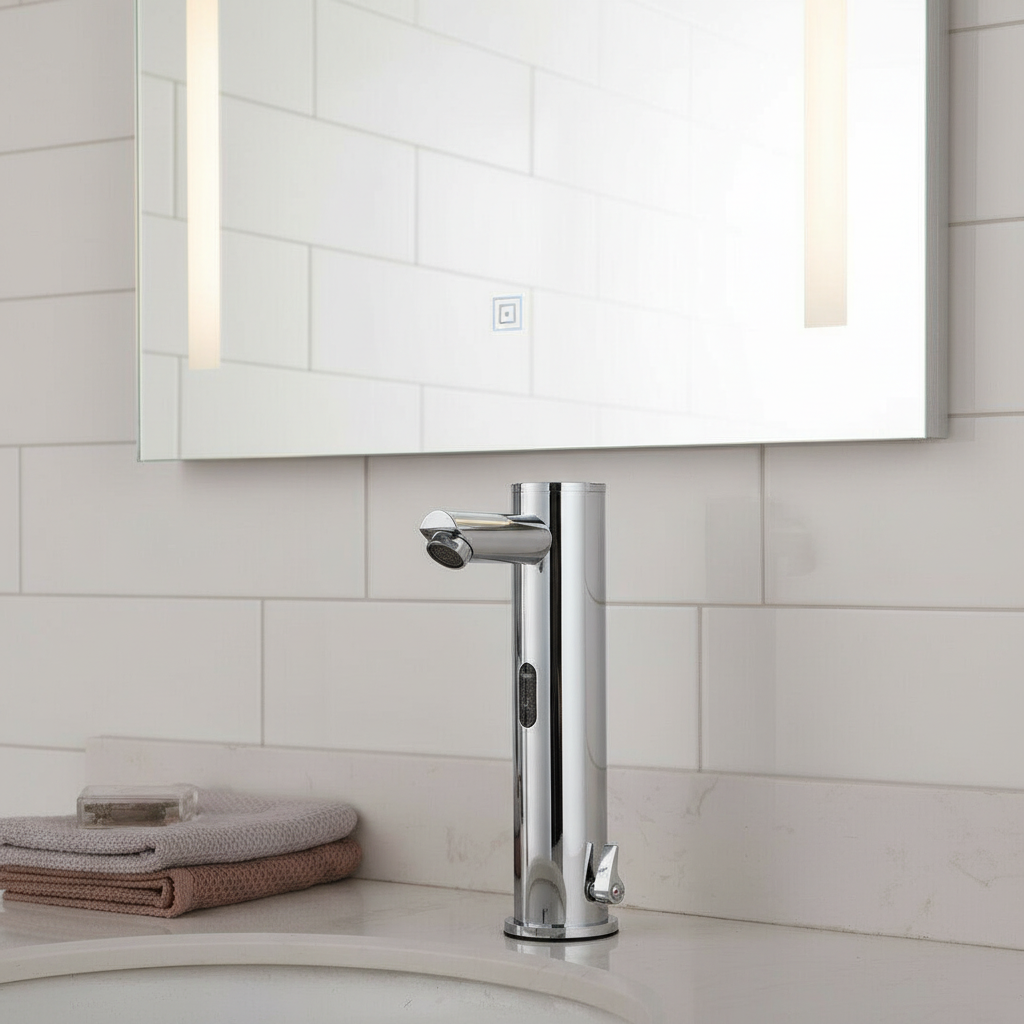 Sensomatica Solda chroom sensorkraan hoog model