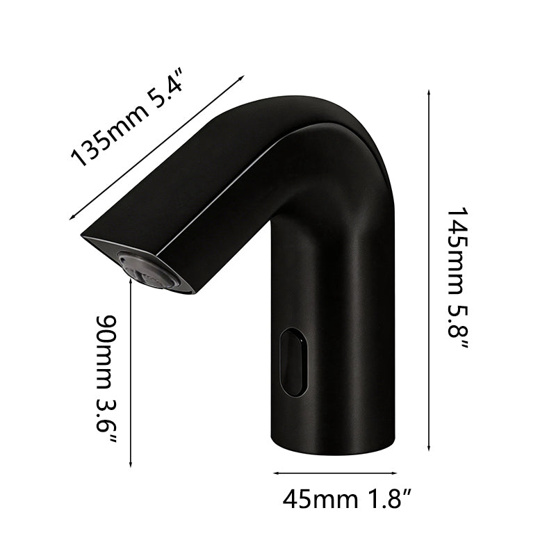 Sensomatica Ulm Sensor Kraan Zwart | Koud Model