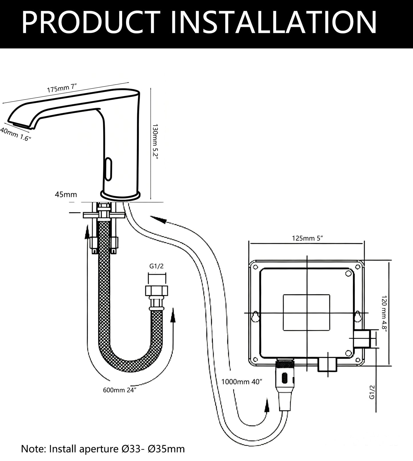 Sensomatica Velaro sensorkraan chroom
