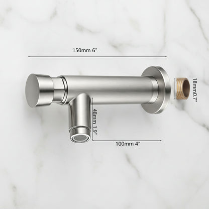 Sensomatica Verto zelfsluitende drukknop wandkraan 150 mm