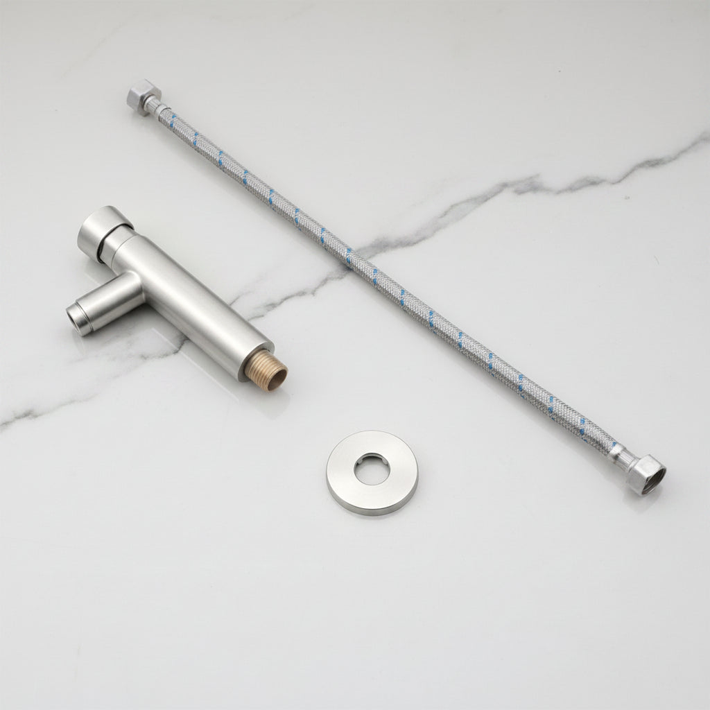 Sensomatica Verto zelfsluitende drukknop wandkraan 150 mm