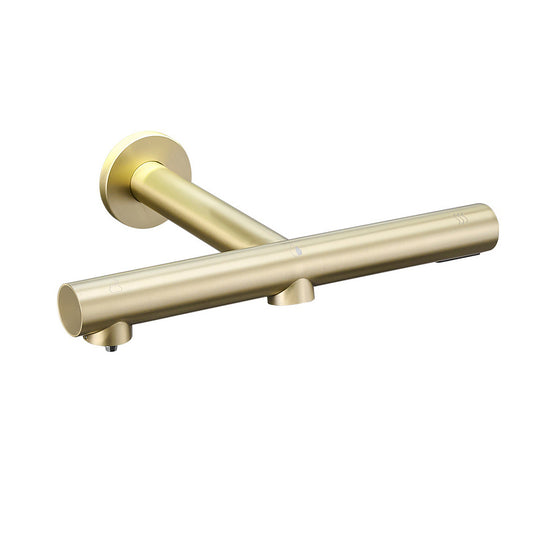 Sensomatica 3-in-1 Sensor Wandkraan Geborsteld Goud