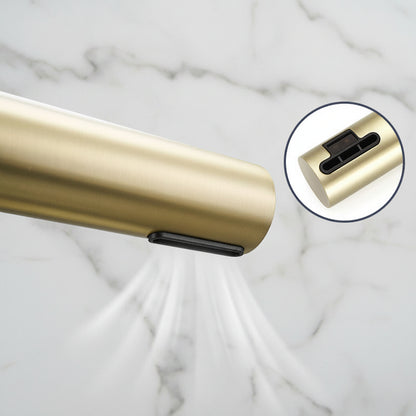 Sensomatica 3-in-1 Sensor Wandkraan Geborsteld Goud