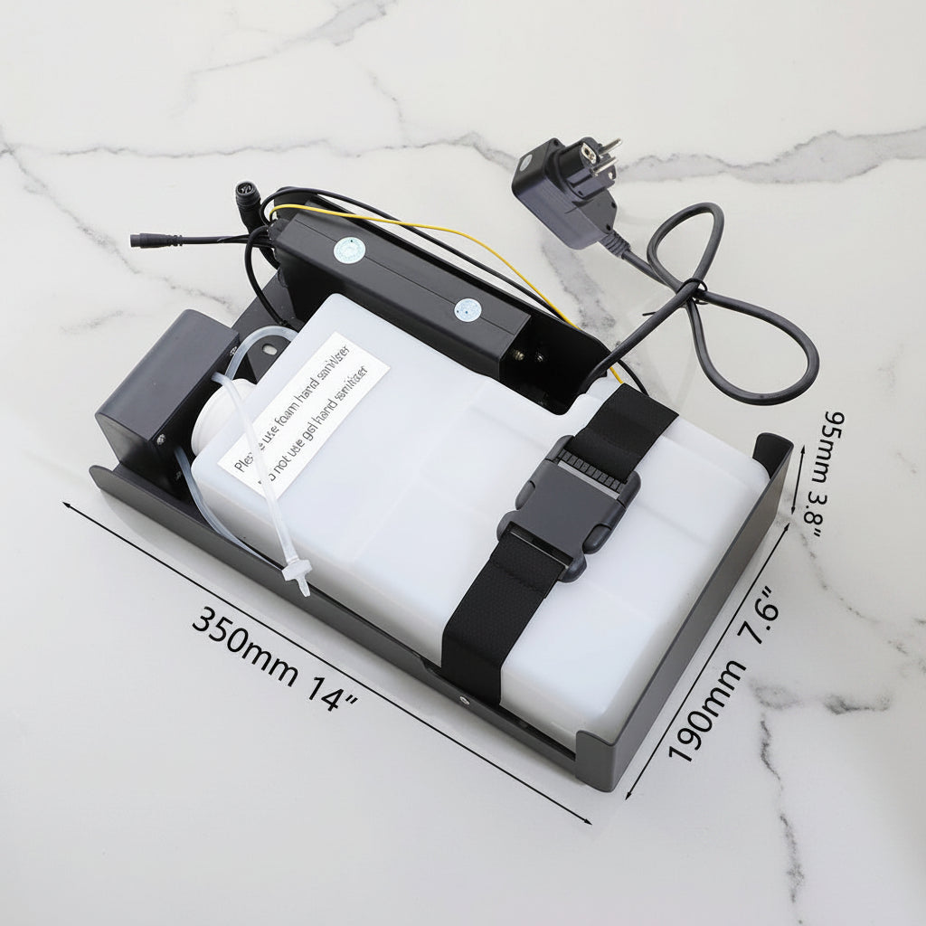 Sensomatica 3-in-1 Sensor Wandkraan Geborsteld Goud