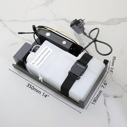 Sensomatica 3-in-1 Sensor Wandkraan Geborsteld Goud