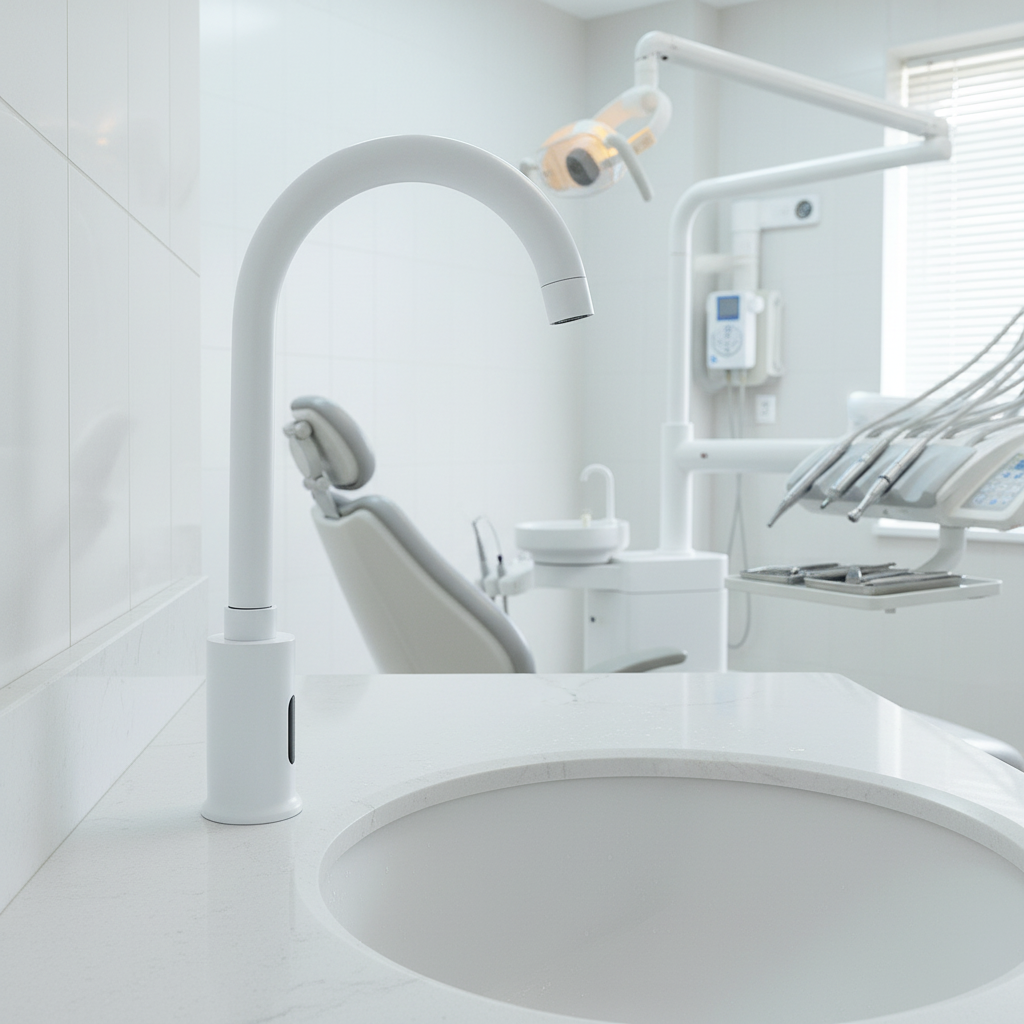 Sensomatica Alto Sensorkraan Wit met Draaibare Hals