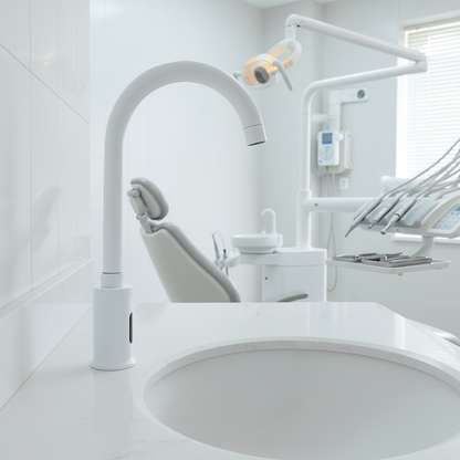 Sensomatica Alto Sensorkraan Wit met Draaibare Hals