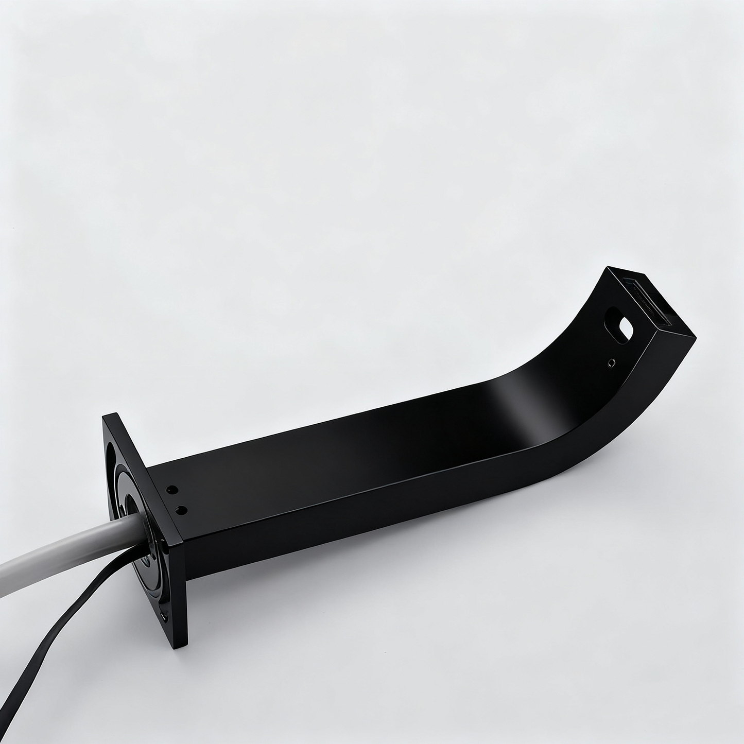 Sensomatica Arco wand sensorkraan zwart | Koudwater inbouwmodel