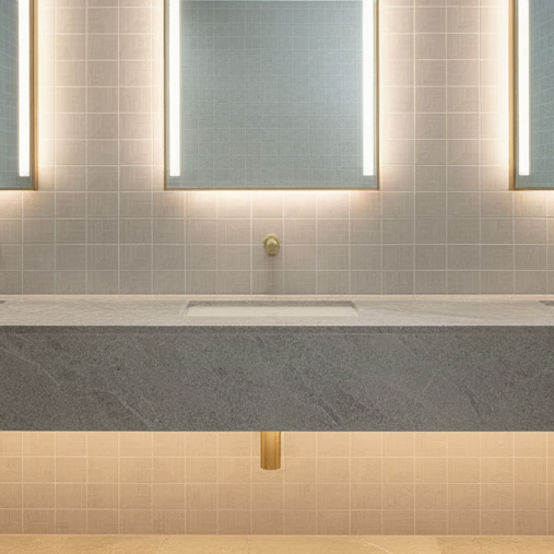 Sensomatica Baltic Geborsteld Goud | 250 MM