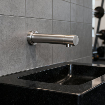 Sensomatica Baltic Geborsteld Nikkel Sensorkraan Muurmontage