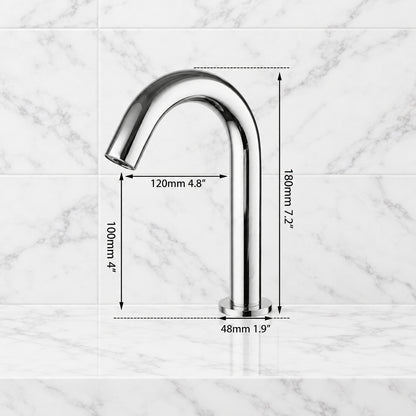 Sensomatica Cesaro chrome sensor tap short model 180MM
