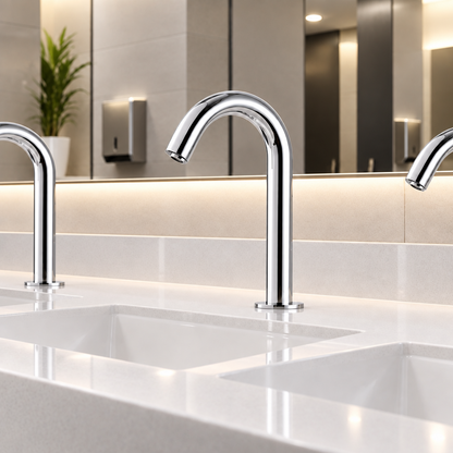 Sensomatica Cesaro chrome sensor tap short model 180MM