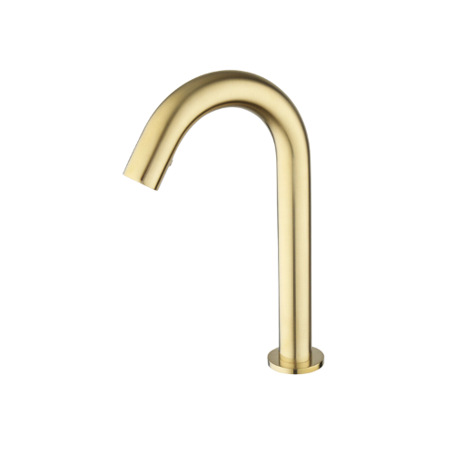 Sensomatica Sensorkraan Cesaro geborsteld goud 190MM koud model