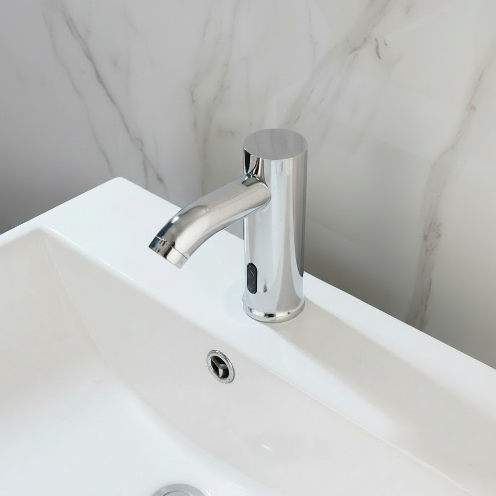 Sensomatica – chroom sensorkraan voor wastafel
