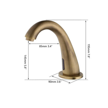 Antique look bronze sensor tap Furlo cold model