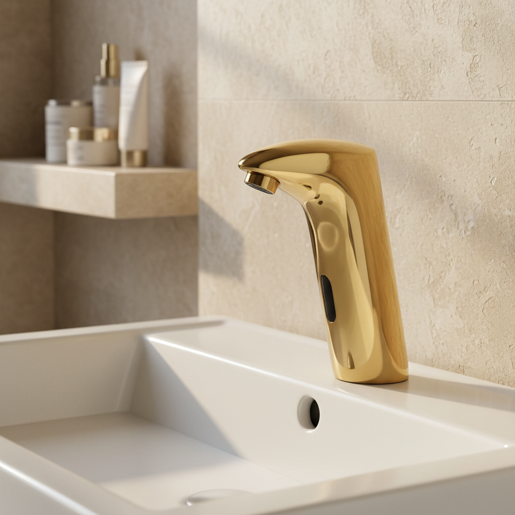 Sensomatica Milia gold sensor tap