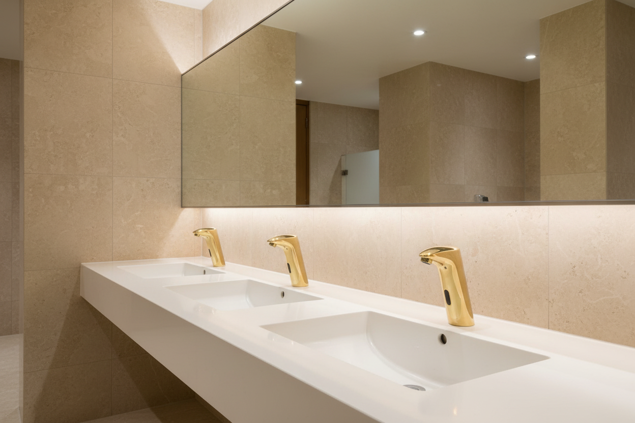 Sensomatica Milia gold sensor tap