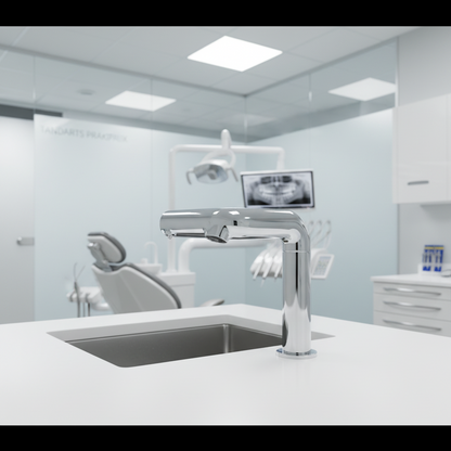Sensomatica Modeno 2-in-1 Sensor Kraan en Zeepdispenser Chroom