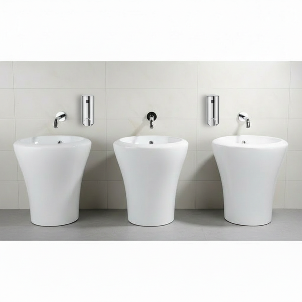 Sensomatica Sensorarmatur Pesaro Kaltchrom 200MM