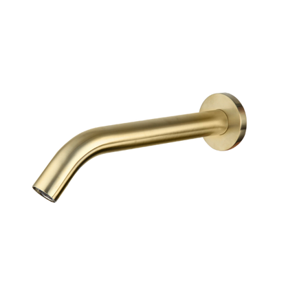 Pesaro brushed gold sensor tap short model 130 MM