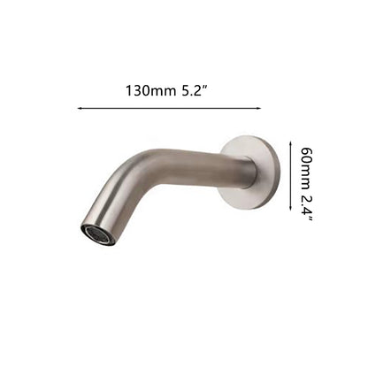 Pesaro brushed nickel short model 130 MM