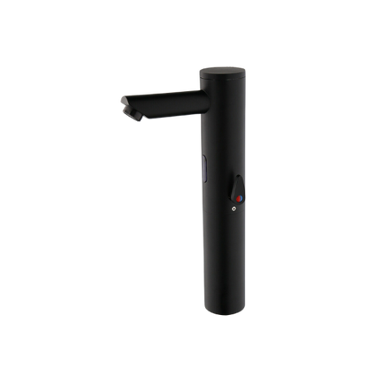 Scuro black sensor tap hot cold model