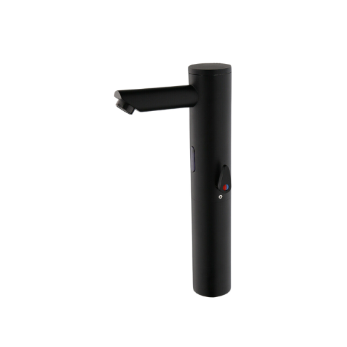 Scuro black sensor tap hot cold model