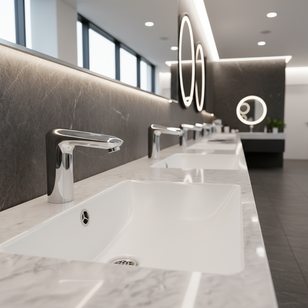 Sensomatica Livio chroom sensorkraan – koud model